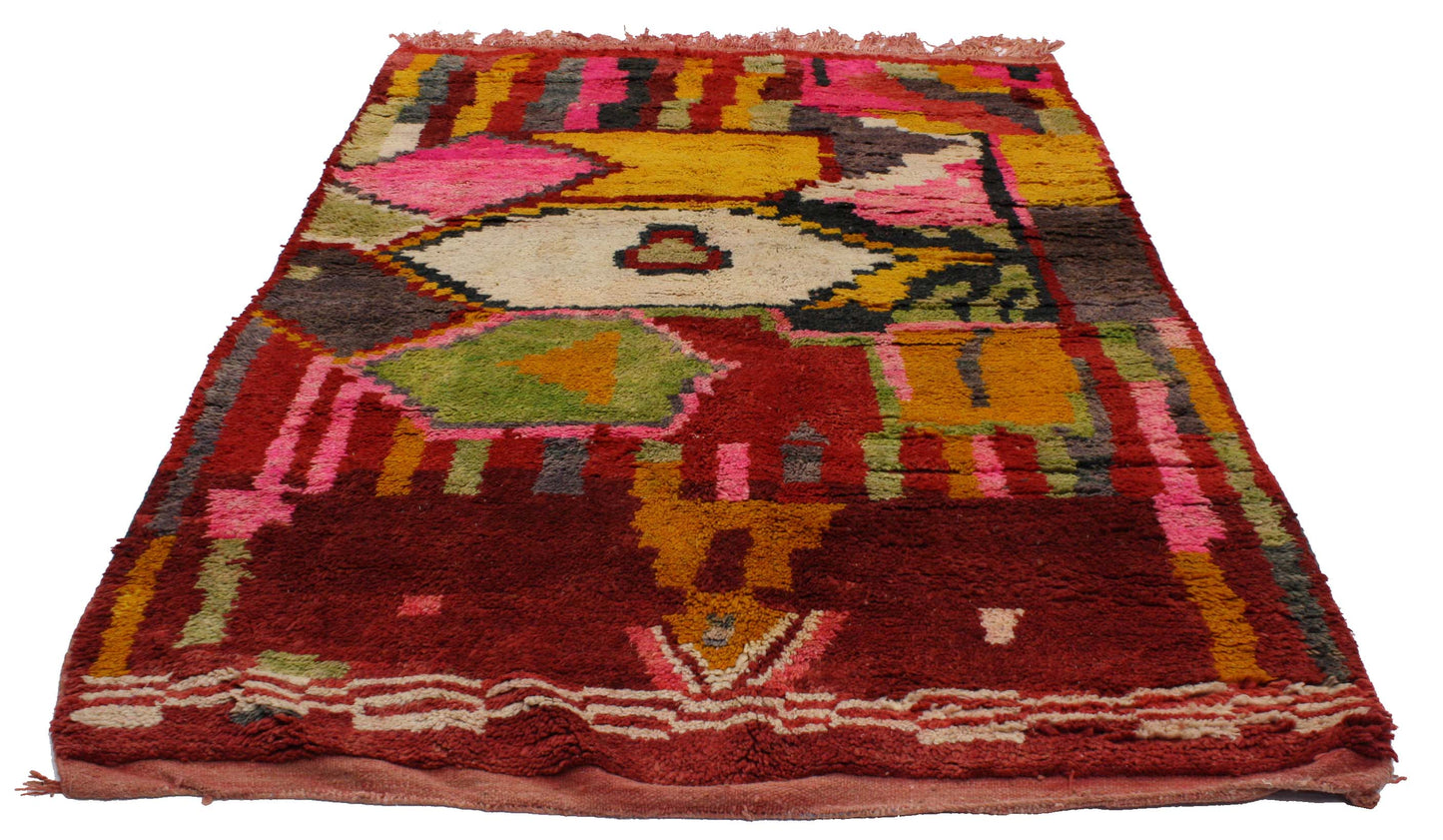 5 x 8 Vintage Moroccan Rug 20300