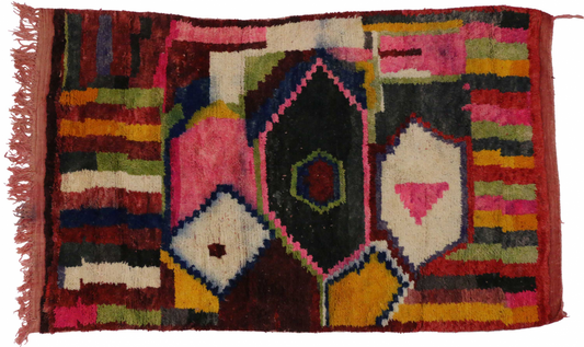 5 x 8 Vintage Moroccan Rug 20301