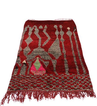 5 x 8 Vintage Moroccan Rug 20302