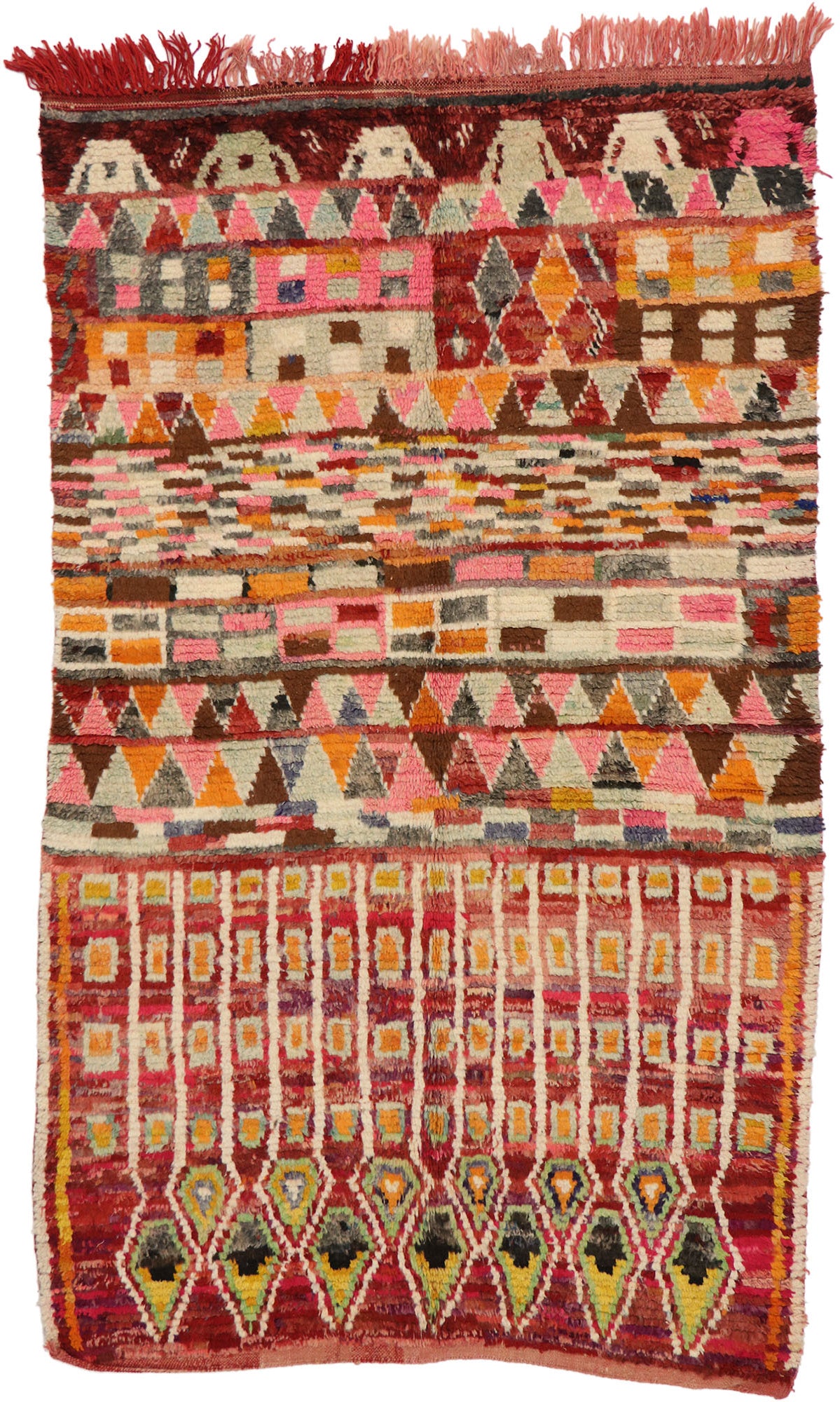 5 x 8 Vintage Moroccan Rug 20308