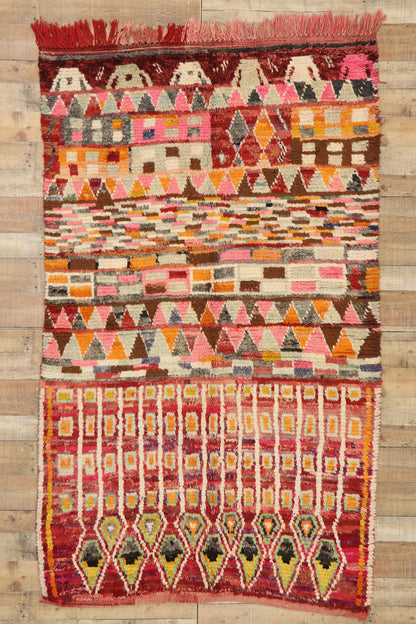 5 x 8 Vintage Moroccan Rug 20308