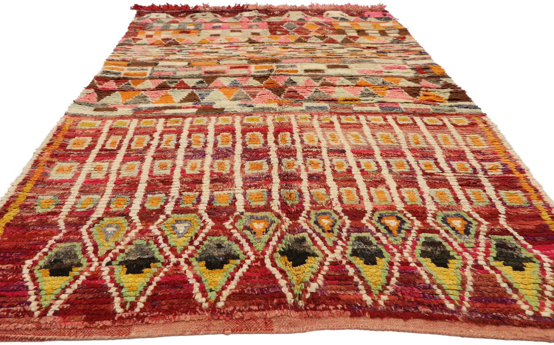 5 x 8 Vintage Moroccan Rug 20308