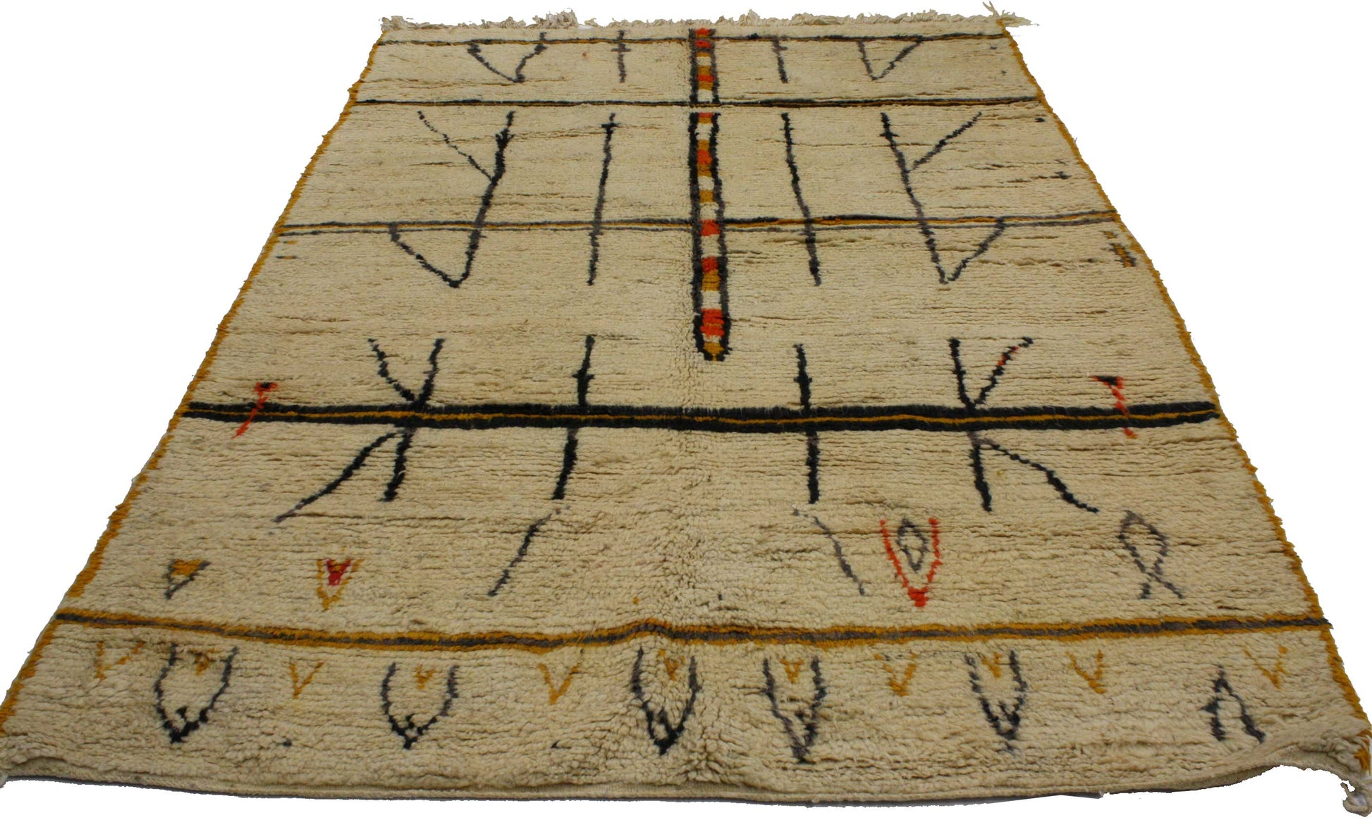 5 x 8 Vintage Moroccan Rug 20314
