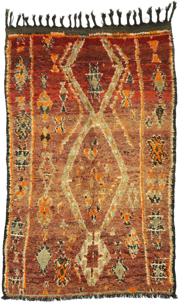 5 x 8 Vintage Beni MGuild Moroccan Rug 20316