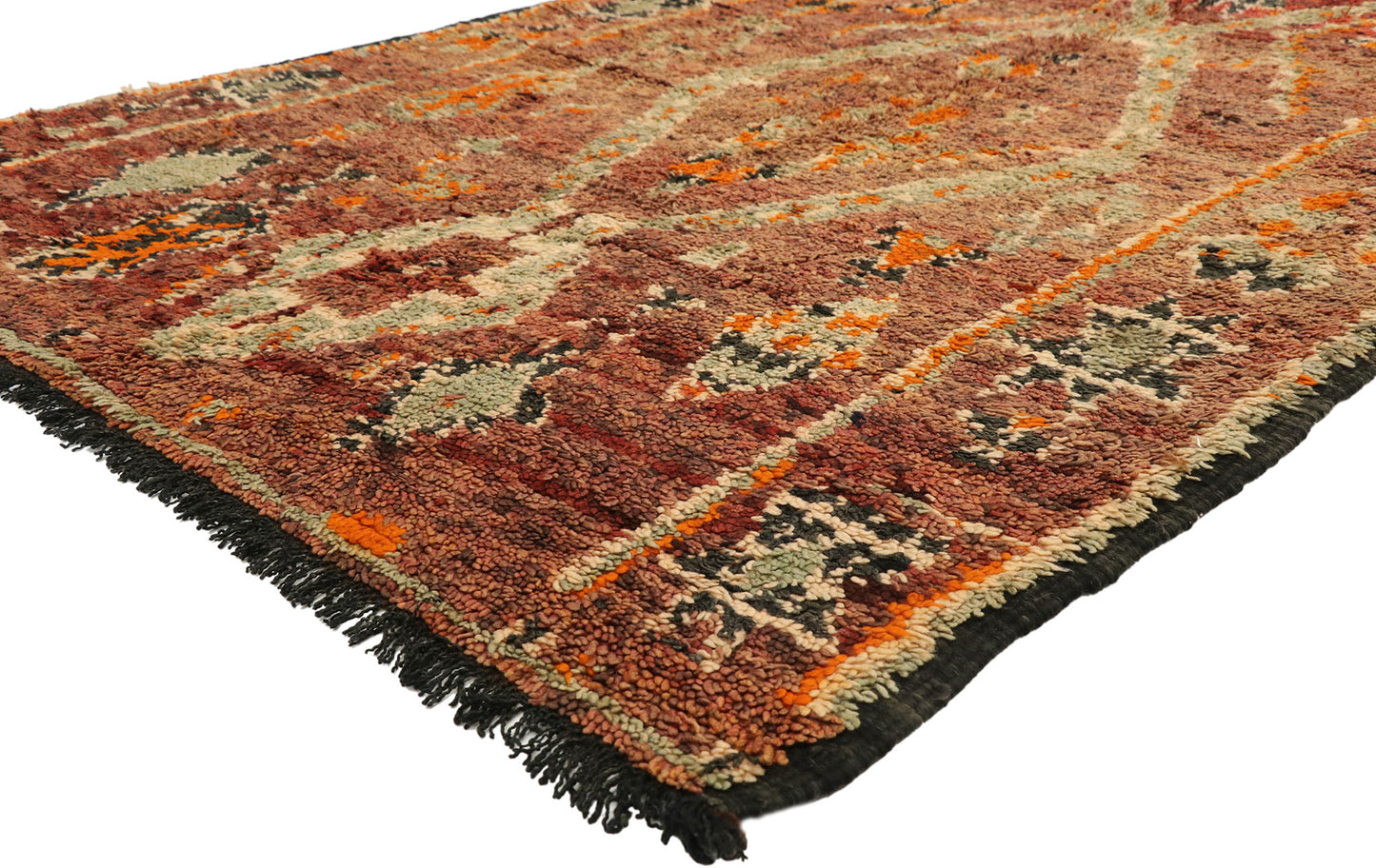 5 x 8 Vintage Beni MGuild Moroccan Rug 20316