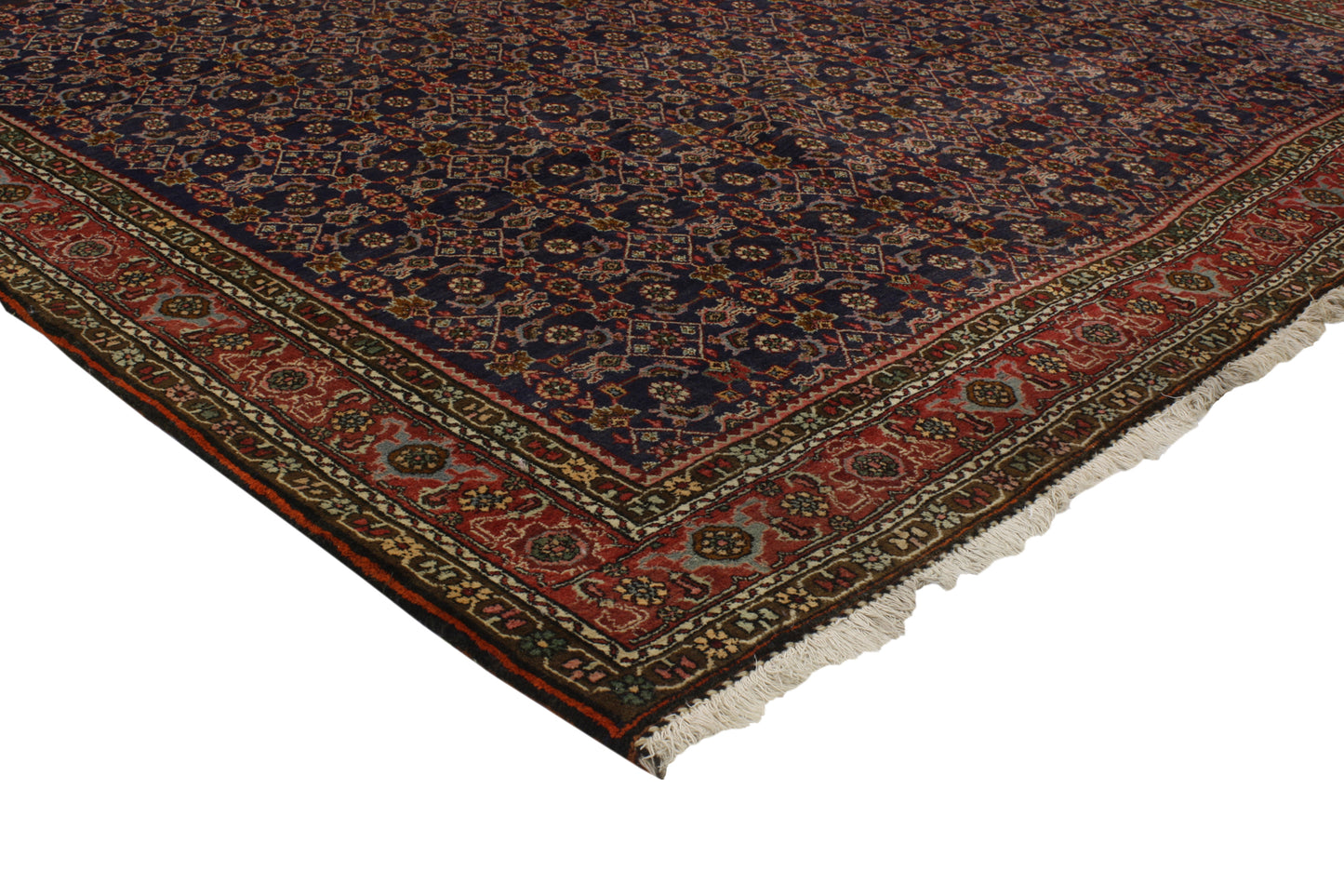 7 x 10 Vintage Persian Bijar Rug 20335