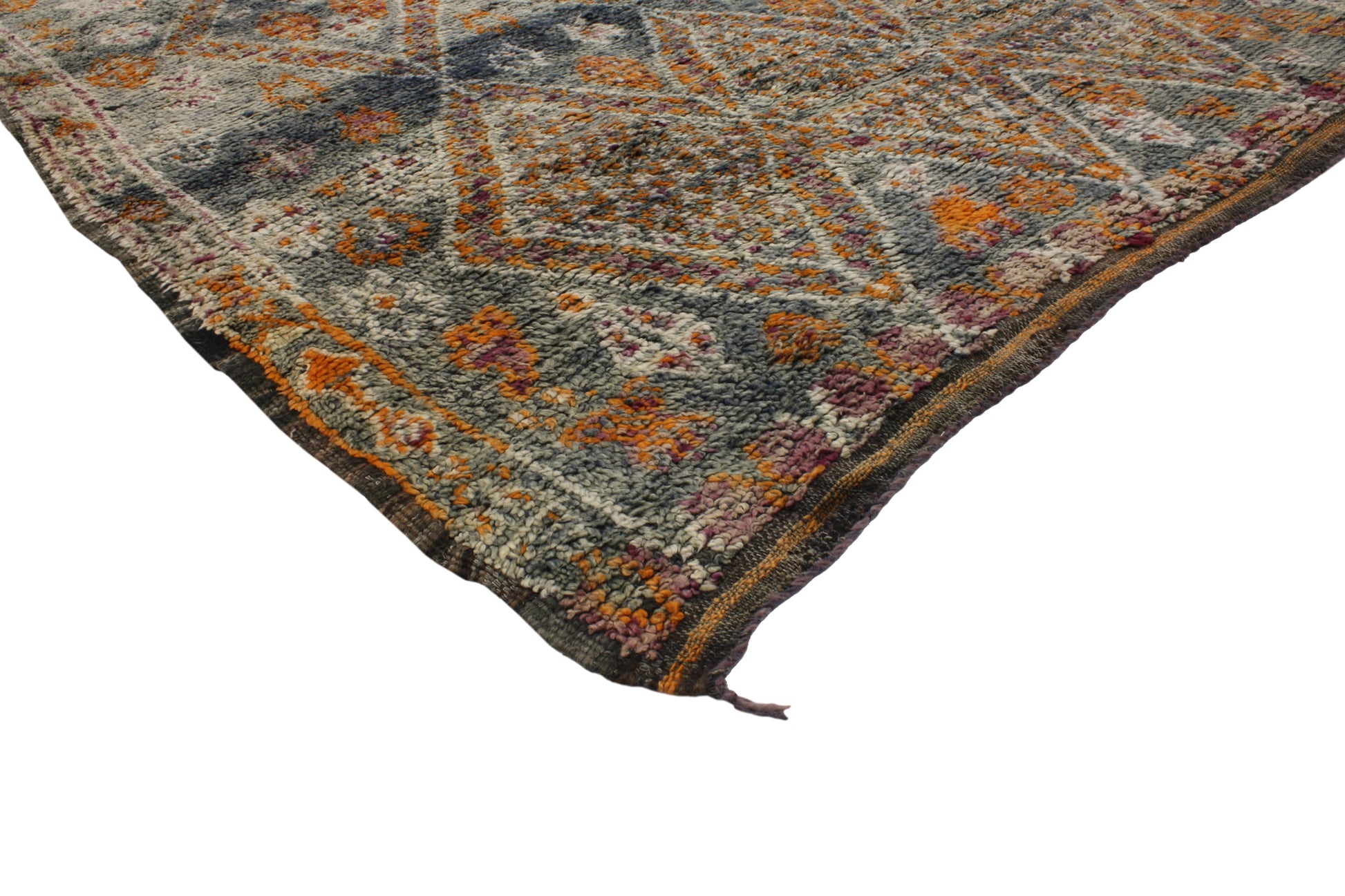 7 x 14 Vintage Moroccan Rug 20347