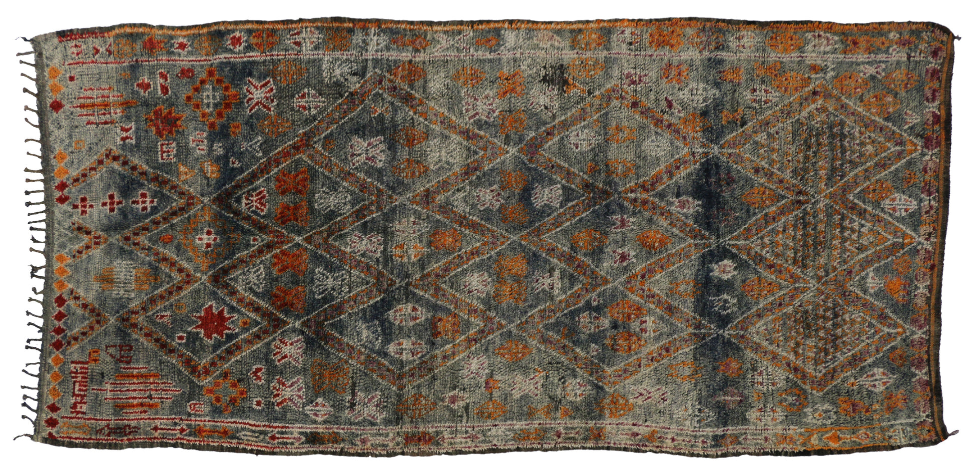 7 x 14 Vintage Moroccan Rug 20347