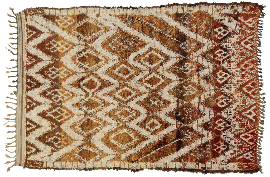 7 x 10 Vintage Moroccan Rug 20349
