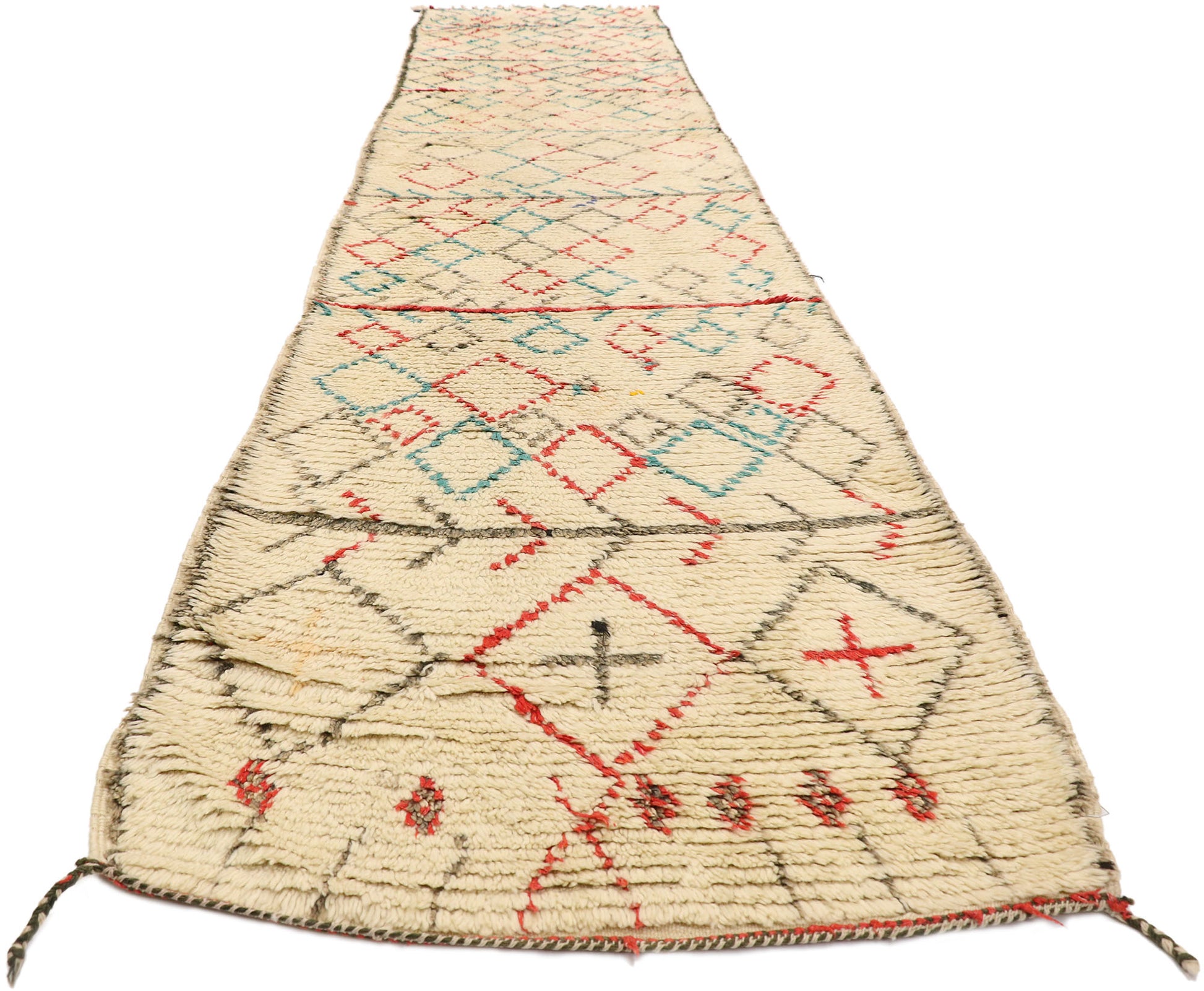 3 x 15 Vintage Moroccan Azilal Runner 20362