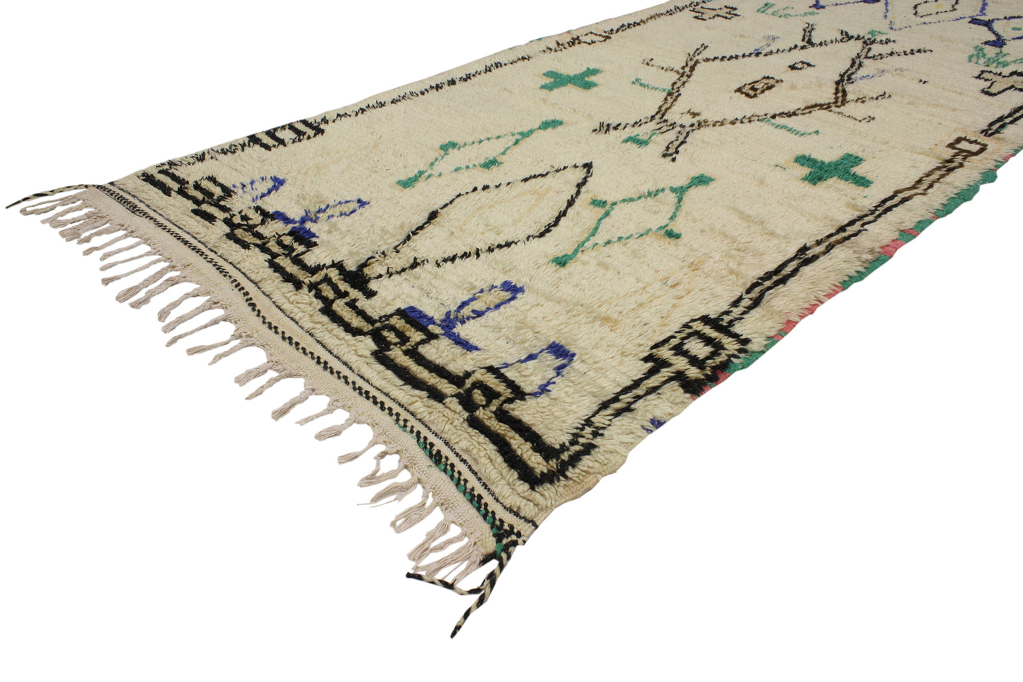4 x 14 Vintage Moroccan Rug 20364