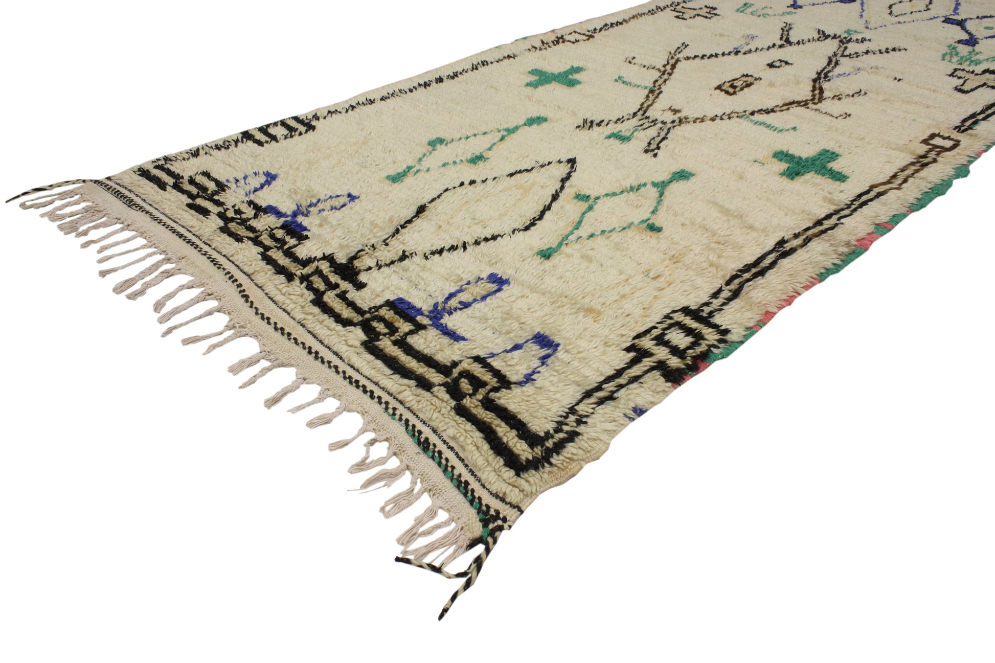 4 x 14 Vintage Moroccan Rug 20364