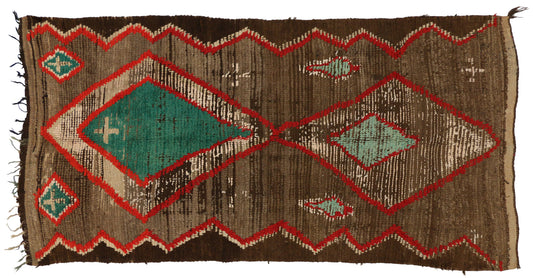 5 x 9 Vintage Moroccan Rug 20370