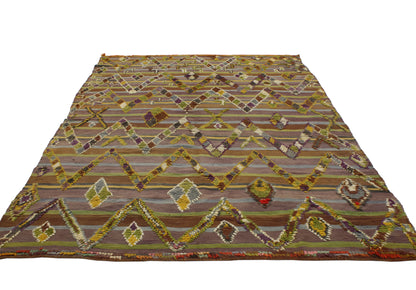 6 x 9 Vintage Moroccan Kilim Rug 20373