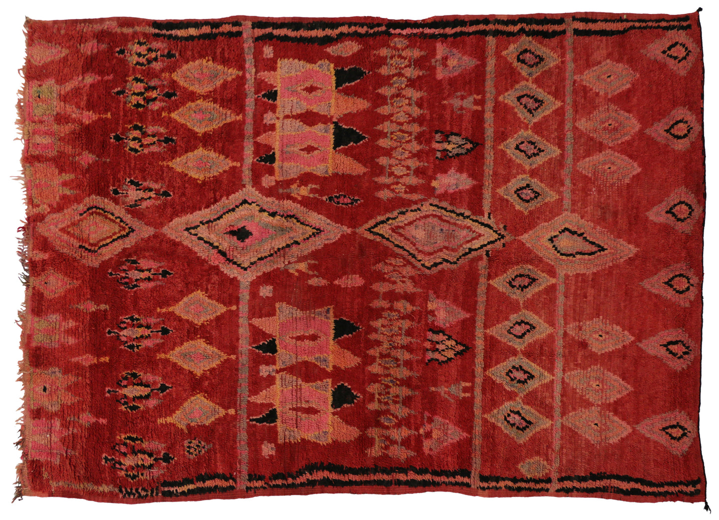 6 x 8 Vintage Moroccan Rug 20376