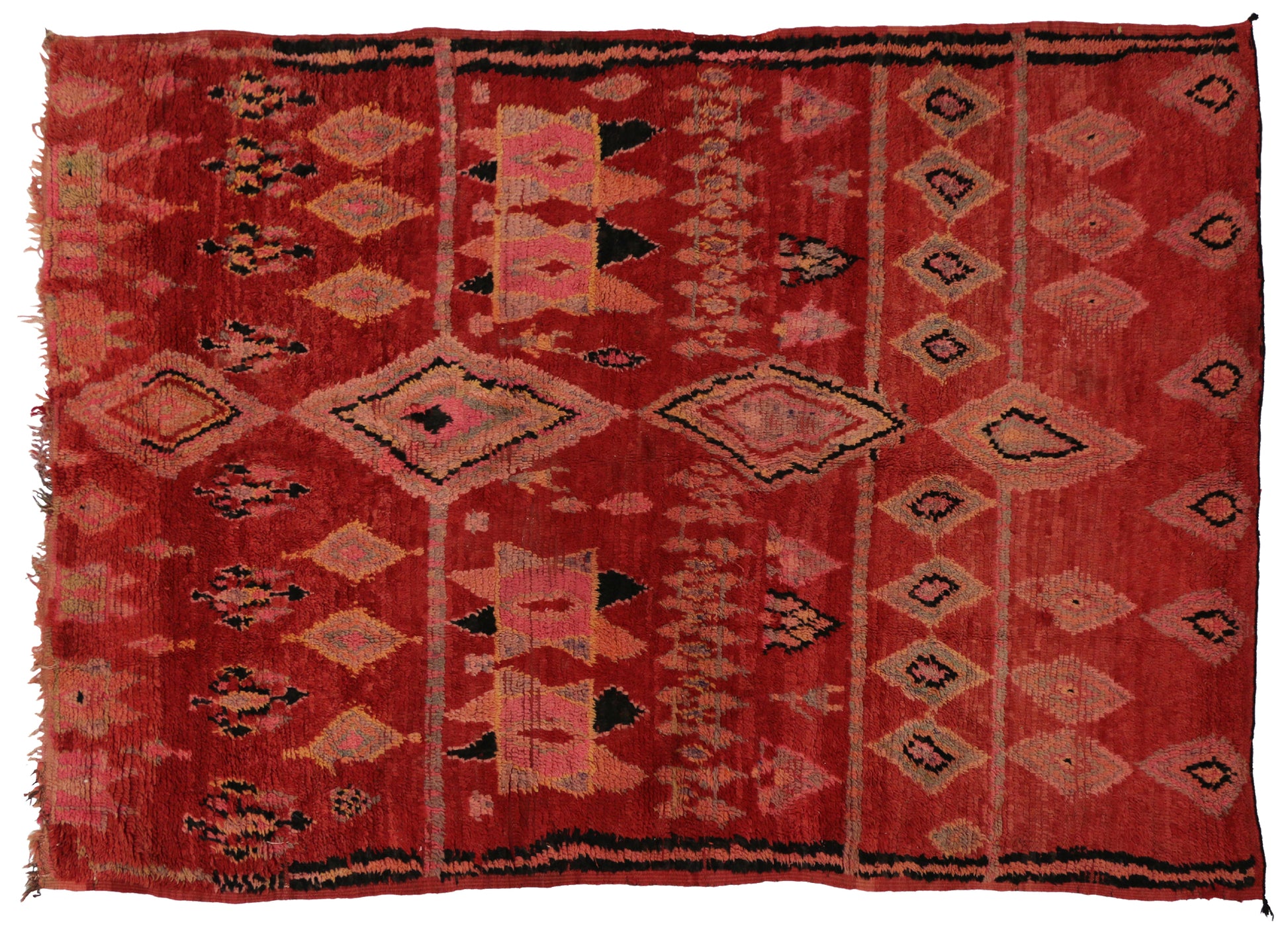 6 x 8 Vintage Moroccan Rug 20376
