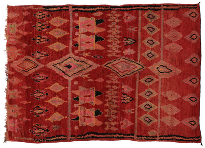 6 x 8 Vintage Moroccan Rug 20376