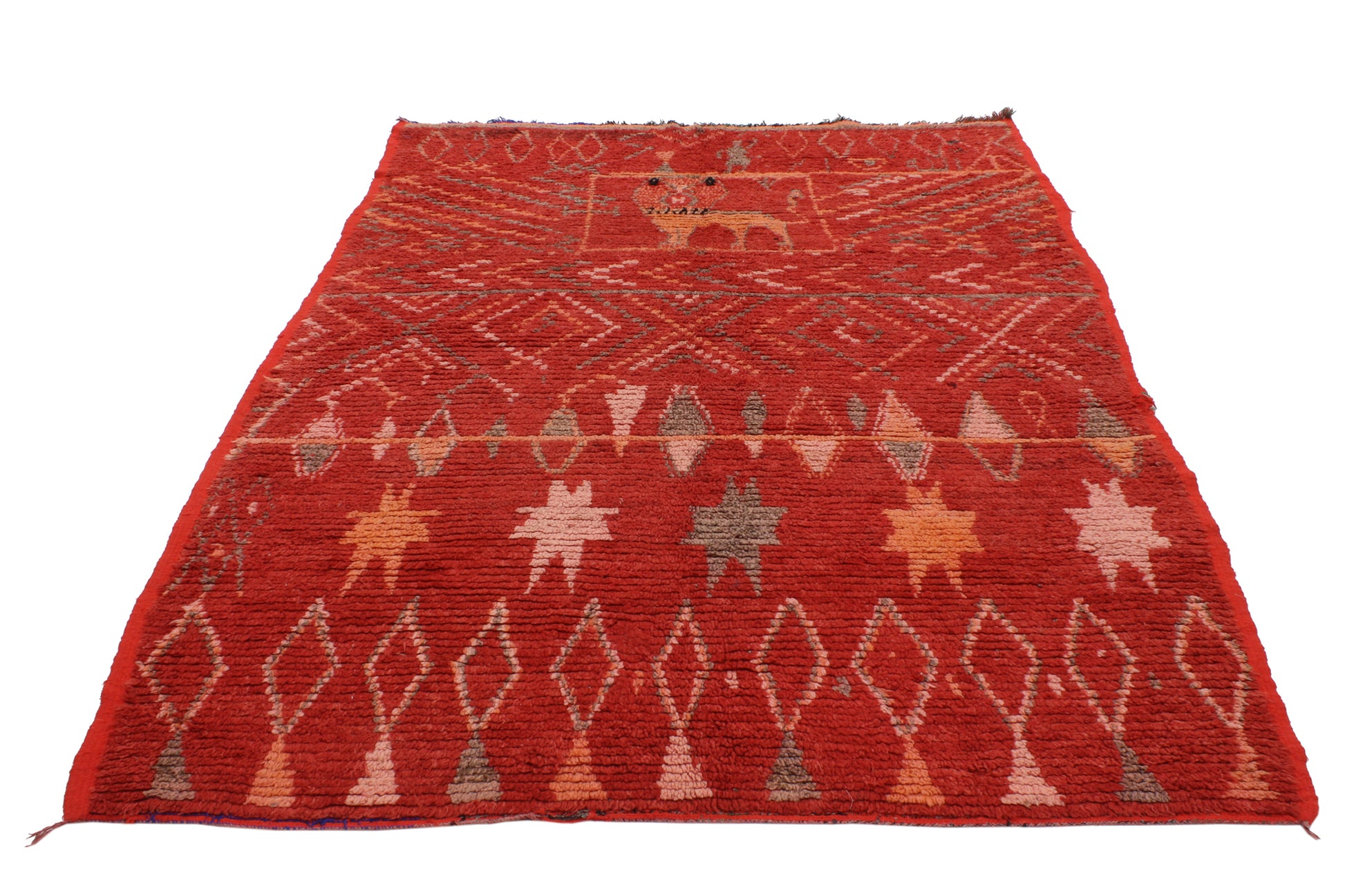 5 x 7 Vintage Moroccan Rug 20380