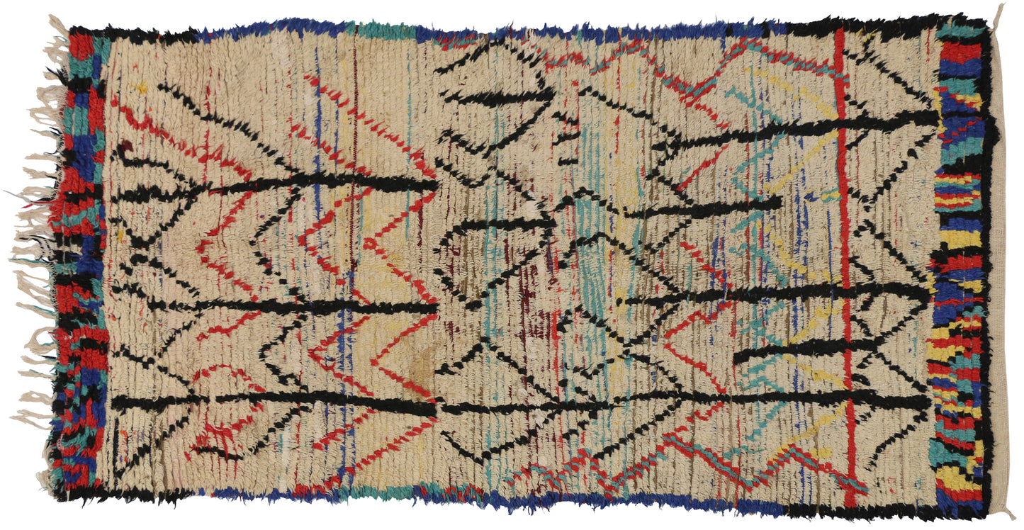 4 x 8 Vintage Moroccan Rug 20383
