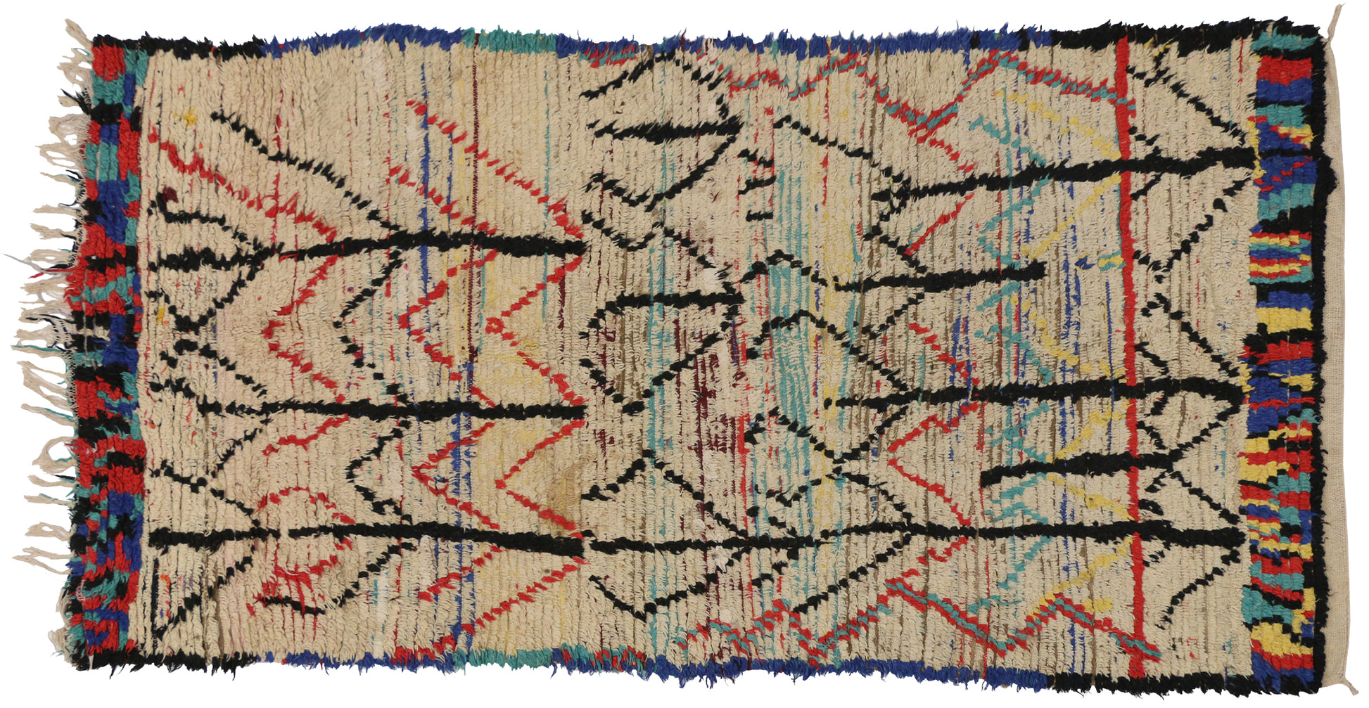 4 x 8 Vintage Moroccan Rug 20383