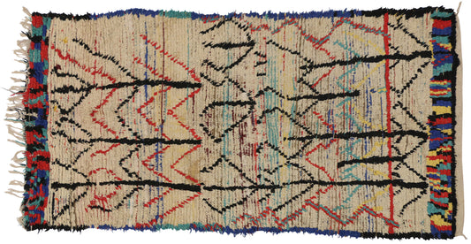 4 x 8 Vintage Moroccan Rug 20383