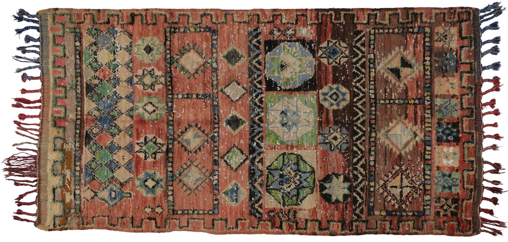 4 x 8 Vintage Moroccan Rug 20384