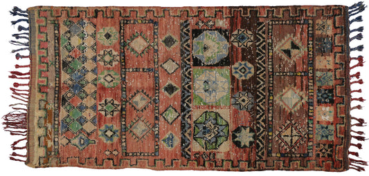 4 x 8 Vintage Moroccan Rug 20384