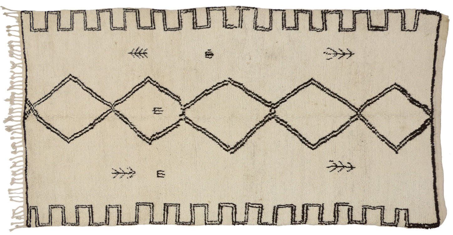 5 x 9 Vintage Moroccan Rug 20388