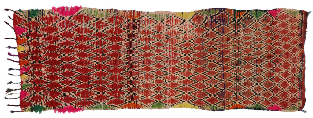 3 x 8 Vintage Berber Moroccan Rug 20390
