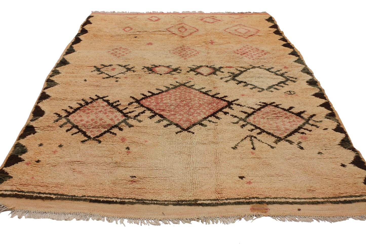 5 x 8 Vintage Moroccan Boujad Rug 20395