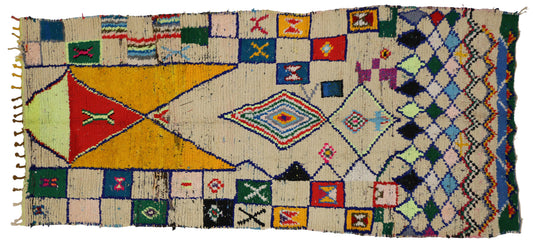 4 x 9 Vintage Moroccan Rug 20397