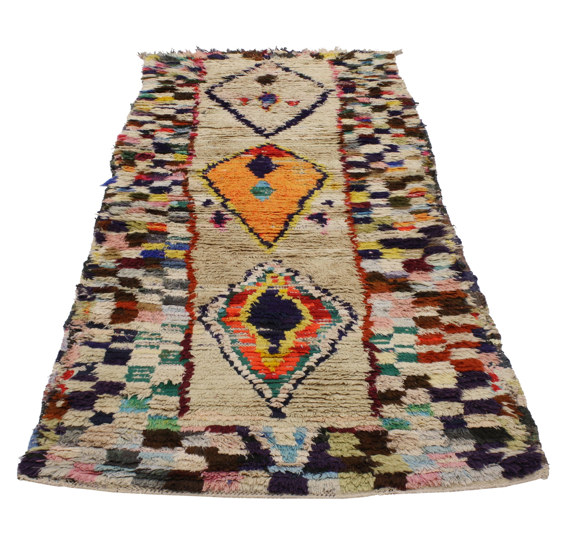 3 x 8 Vintage Moroccan Rug 20398