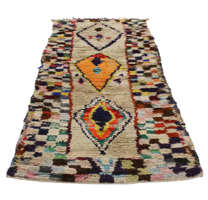 3 x 8 Vintage Moroccan Rug 20398