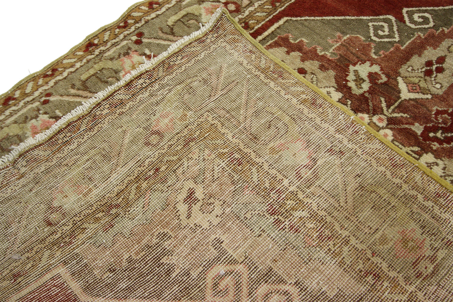 3 x 11 Vintage Turkish Oushak Rug 52402