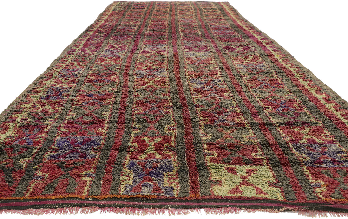 7 x 17 Vintage Moroccan Rug 20407