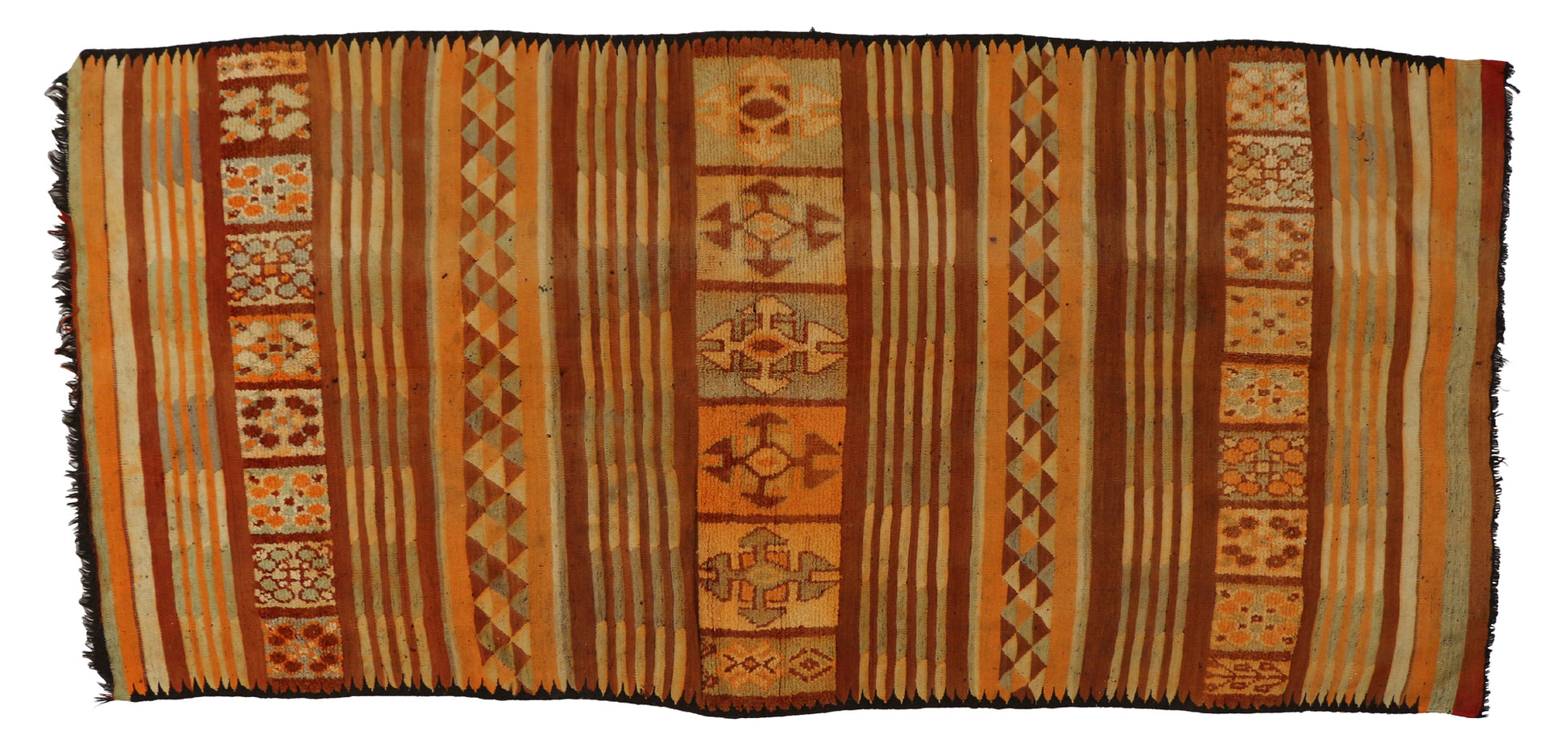 6 x 13 Vintage Taznakht Moroccan Kilim Rug 20414