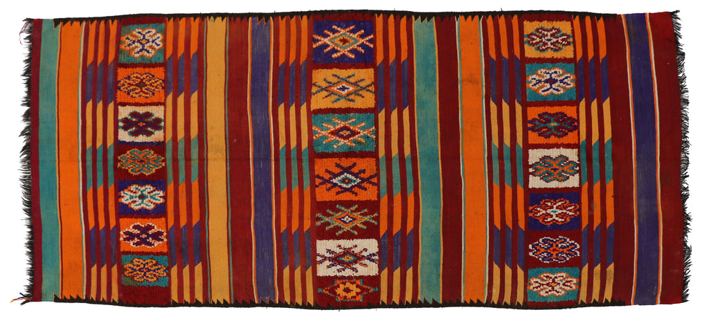 6 x 14 Vintage Taznakht Moroccan Kilim Rug 20415