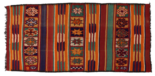 6 x 13 Vintage Taznakht Moroccan Kilim Rug 20416