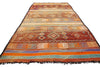 7 x 13 Vintage Taznakht Moroccan Kilim Rug 20418