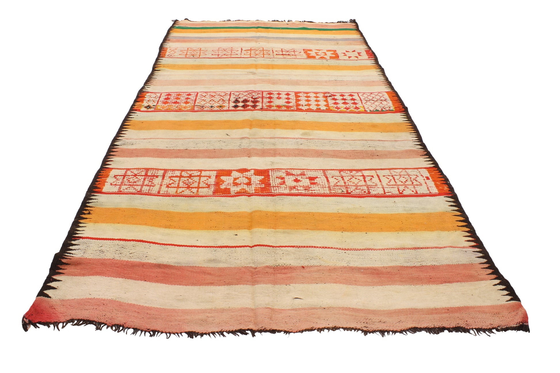 5 x 12 Vintage Taznakht Moroccan Kilim Rug 20421