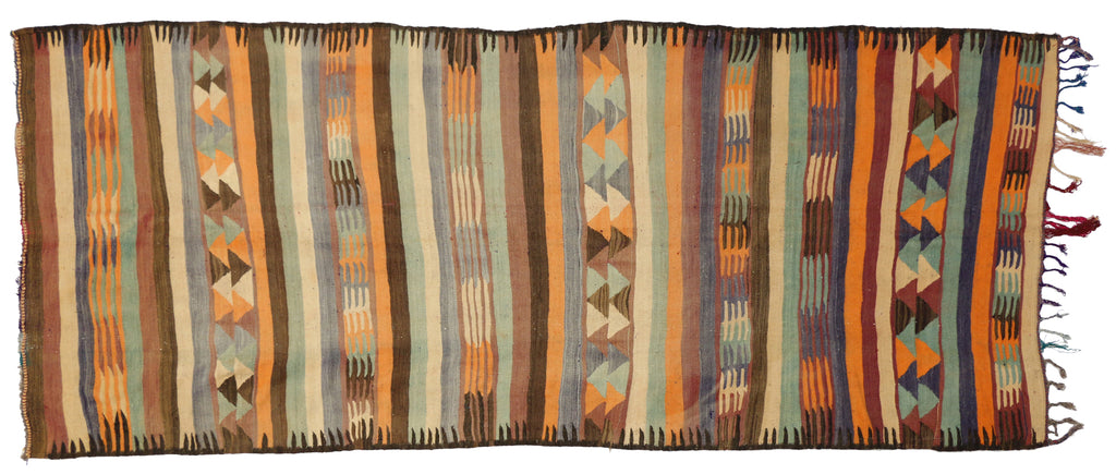 5 x 12 Vintage Taznakht Moroccan Kilim Rug 20422