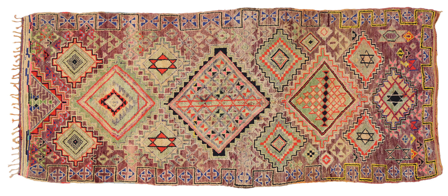 6 x 13 Vintage Moroccan Rug 20423