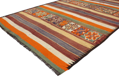 5 x 11 Vintage Berber Moroccan Kilim Rug 20426