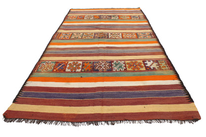 5 x 11 Vintage Berber Moroccan Kilim Rug 20426