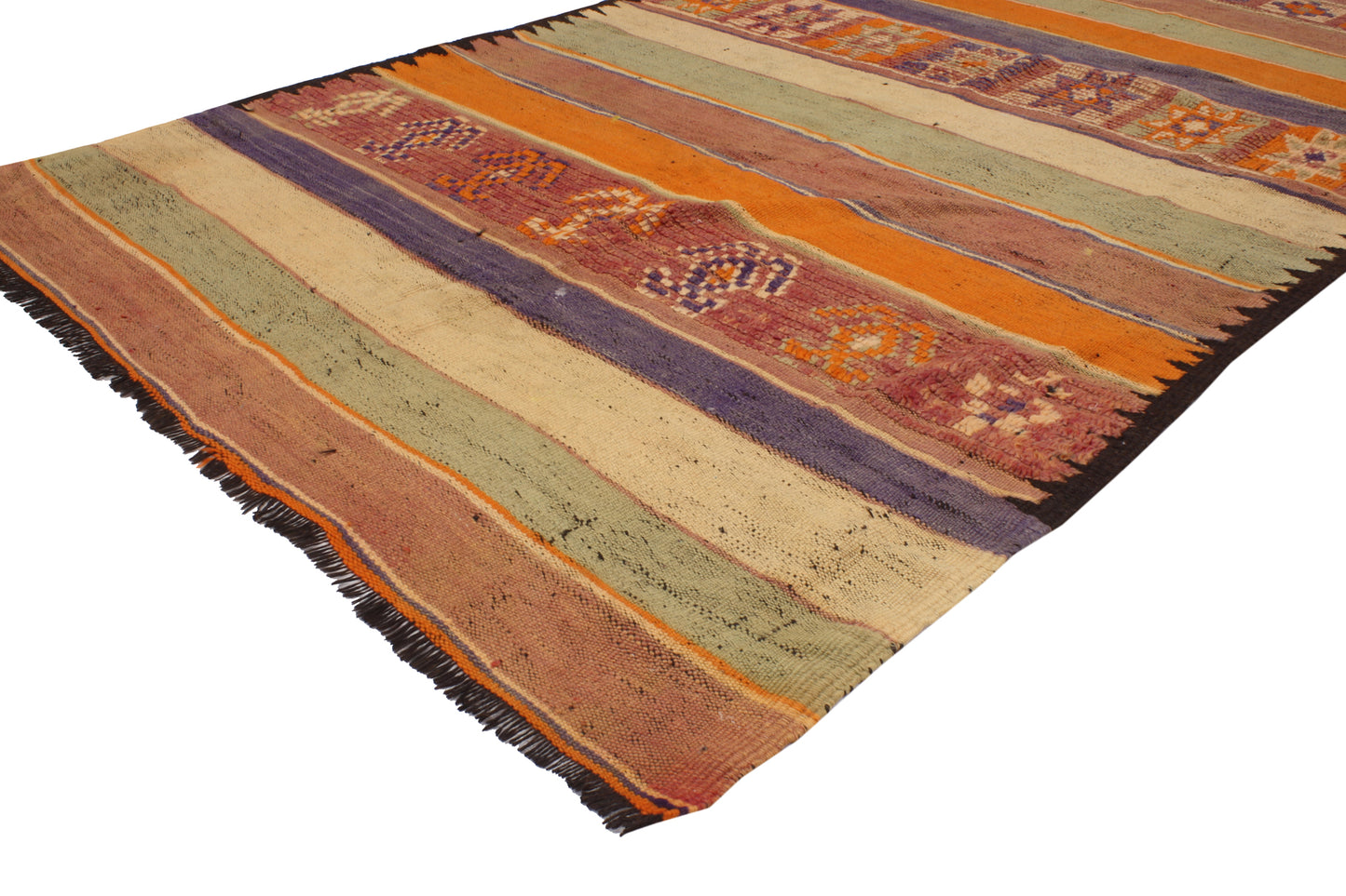 ​5 x 10 Vintage Moroccan Kilim Rug 20429