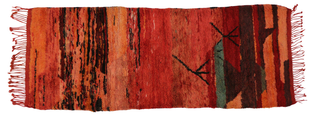 3 x 7 Vintage Berber Moroccan Rug 20431