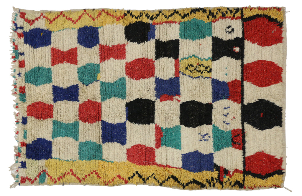 5 x 7 Vintage Moroccan Rug 20437