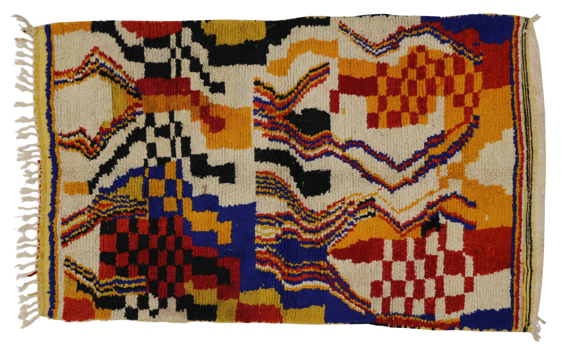 4 x 6 Vintage Moroccan Rug 20446