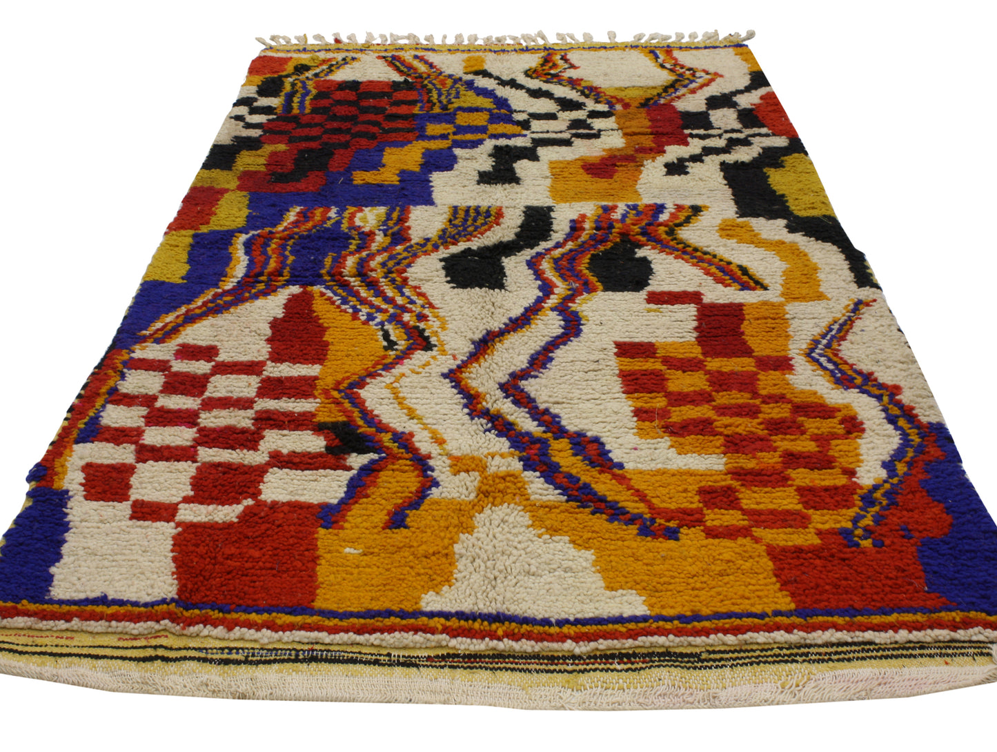 4 x 6 Vintage Moroccan Rug 20446