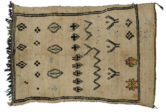 4 x 6 Vintage Moroccan Rug 20447